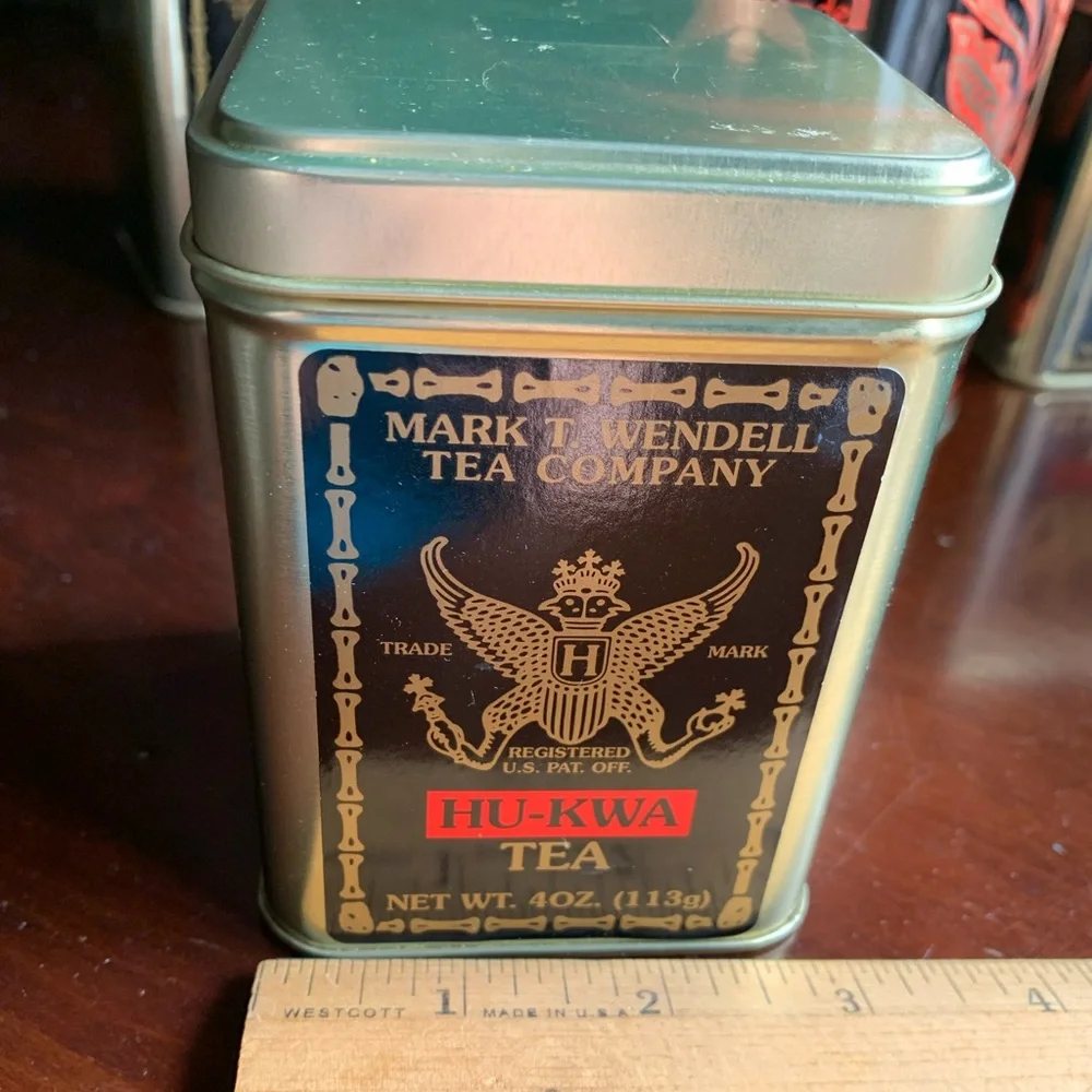 Lot of 5 Metal Tea Tins from Mark T. Wendell Tea Company - Picture 16 of 16